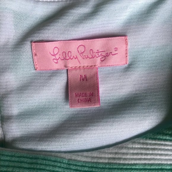 Lilly Pulitzer Lana Mint Green Cap Sleeved Dress - Picture 4 of 10